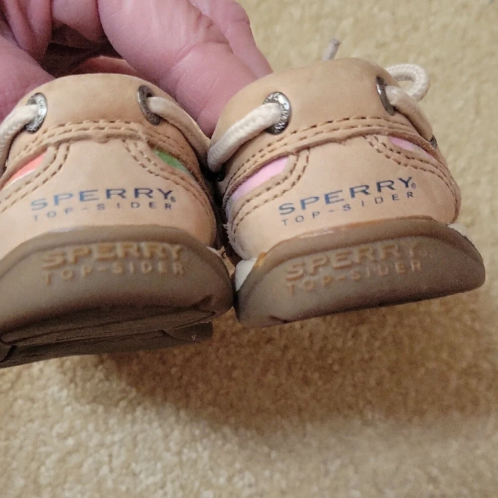 Sperry Baby Kids Beige Tan Moccasins Girls Intrepid 5